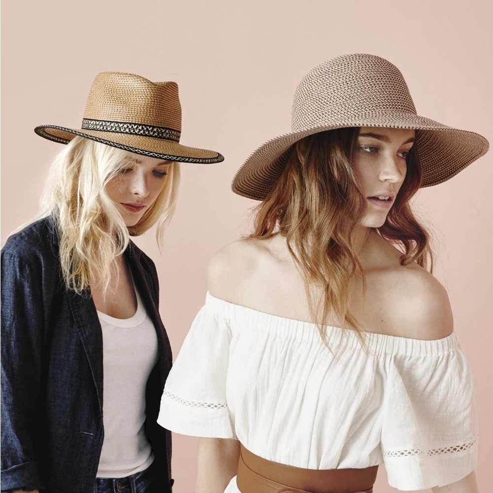 Eric Javits Hampton Hat in Bark | EUC